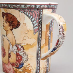 КРУЖКА LEFARD ВРЕМЕНА ГОДА (А. МУХА) 420 МЛ  фото 11