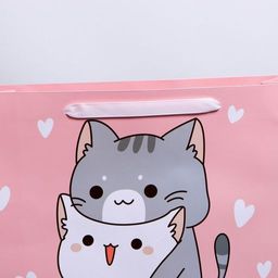 Пакет ламинированный Киса, M 30 26 9 см - Дарите счастье фото 7