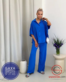 Летний брючный костюм двойка