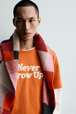 HARRY LAMBERT FOR ZARA X DISNEY SLOGAN PRINT T-SHIRT фото 5