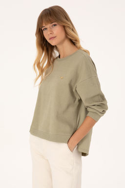Kad_n A__k Haki Sweatshirt - U.s. polo assn фото 3