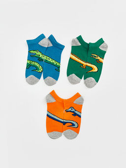 Desenli Erkek ?ocuk Patik ?orap 5li