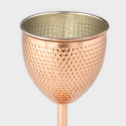 Бокал медный, 230 мл, d=8 см, h=17 см, чеканка, 1 сорт - Simaland фото 4