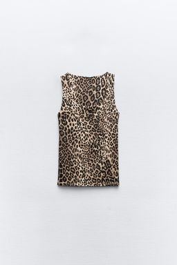 POLYAMIDE TOP WITH WIDE STRAPS - Zara фото 54