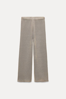 KNIT TROUSERS WITH TURN-UP HEMS - Zara фото 11