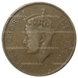 1 цент 1950 года Британский Гондурас