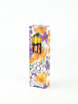 Цена за 12 шт. Ручка пластик пиши-стирай с колпачком "С 8 Марта!", синяя паста, гелевая 0,5 мм