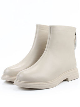 01-XKL21-225R LT. BEIGE Ботинки демисезонные женские (натуральная кожа, байка)