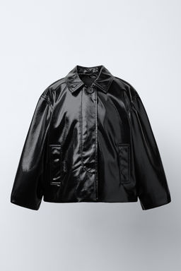 LEATHER EFFECT JACKET