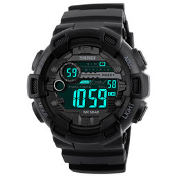 Часы наручные Skmei мужские электронные спортивные 1243dg-black