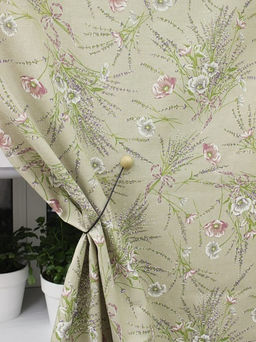 Ткань интерьерная с пропиткой Ароматные букеты, ш.1.5м, хлопок-70%, п/э-30%, 260гр/м.кв - Купава фото 2