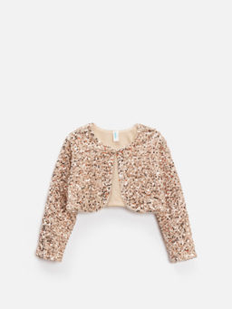 ACOOLA / Жакет детский для девочек Velentiya золотой фото 3