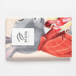 Полотенце Этель 8 Марта 40х73 см, 100% хл, саржа 190 гр/м2  фото 6