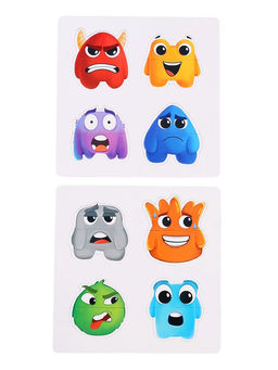 Развивающий набор для изучения эмоций Магниты чувств, 8 карточек с заданиями, 16 магнитов - Iq-zabiaka фото 9