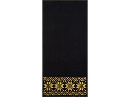 Полотенце махровое 6с102.411ж1 Расписные(т.желтый) 67х150см