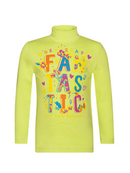 Джемперводолазка салатовая принт фантазия