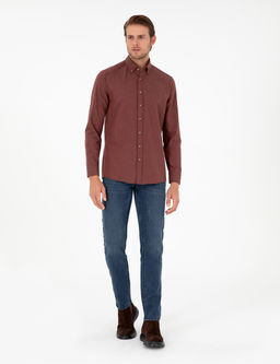 Kiremit Slim Fit Uzun Kollu G_mlek