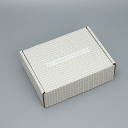 Коробка сборная С новым годом!, белый, 27 х 21 х 9 см