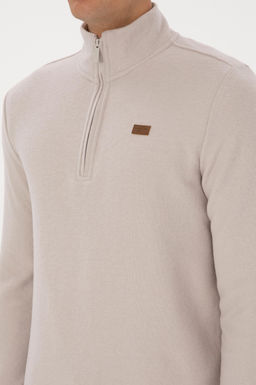 Erkek Regular Fit Yar_m Fermuarl_ Ta_ Basic Sweatshirt - U.s. polo assn фото 7