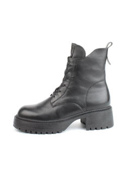 04-M3-1478 BLACK Ботинки зимние женские (натуральная кожа, натуральный мех)