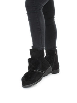 04-907E-7Y1 8J43M Ботинки зимние женские (натуральная замша, натуральный мех)