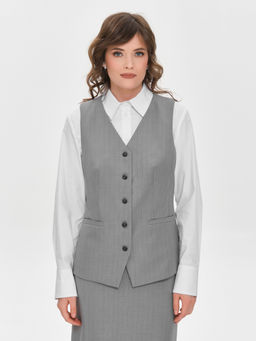 Жилет в полоску - Stilla фото 4