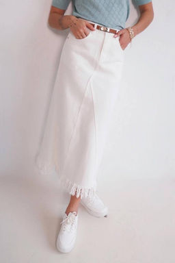 Martichelli Юбка джинсовая белая