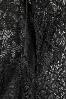 LACE MIDI DRESS WITH CUFFS - Zara фото 8