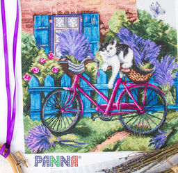 Набор для вышивания PANNA DE-1992 Полдень в Провансе 25.5 х 25.5 см