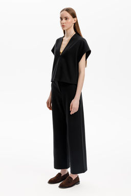 ЕВТ 4142/темный черный брюки жен