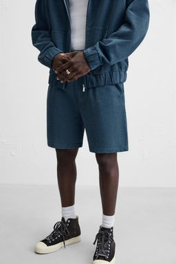 RELAXED FIT JOGGER BERMUDA SHORTS - Zara фото 25