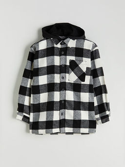 Kap??onlu Ekose Erkek ?ocuk G?mlek