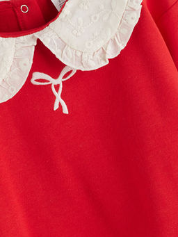 Bebe Yaka K?z Bebek Sweatshirt