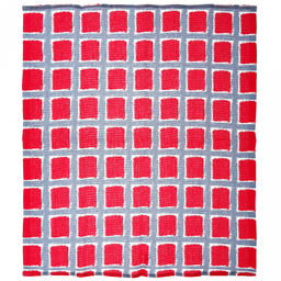 Полотенце кухонное 50х60см "Розовая клеточка", вафельное полотно 180г/м2, хлопок 100%, без упаковки, "Домашняя мода" (Россия)