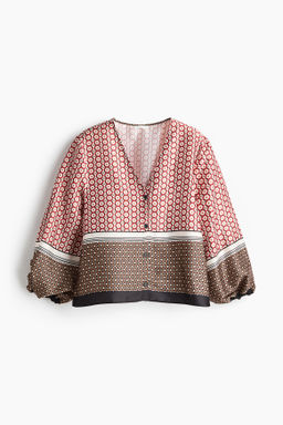 Blusa con escote en V