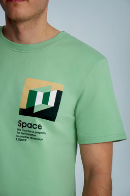 Арт. 63612 Комплект с шортами мужской 48-56 (5 шт) Цвет:верх-салатовый,низ-салатовый - Идеал фото 5