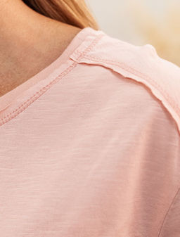 Футболка из фактурного полотна из 100% хлопка