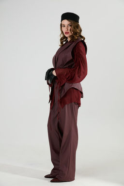 Жилет NIKVA н1027-2 бордо