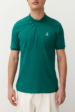TRENDYOL MAN Tas Regular K?sa Kol Dokulu %100 Pamuk Polo Yaka T-shirt TMNSS23PO00031 - Trendyolmilla фото 24