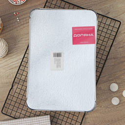 Набор Пикник,формы из фольги 2235 мл-2 шт,крышка для форм-2 шт,вилка, нож,салфетки по 6 шт - Доляна фото 10