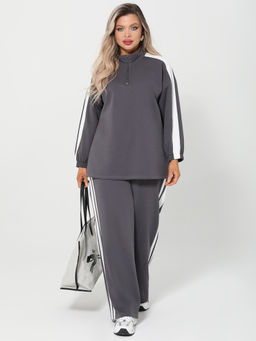 Джемпер 0431-1с серый