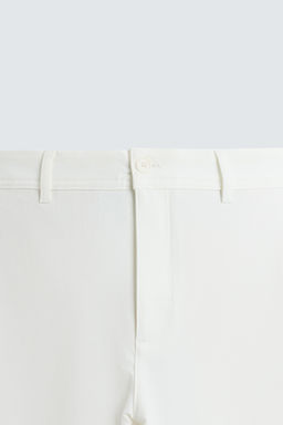 PANTAL?N CHINO ESTRUCTURA CONFORT / Blanco - Zara фото 9