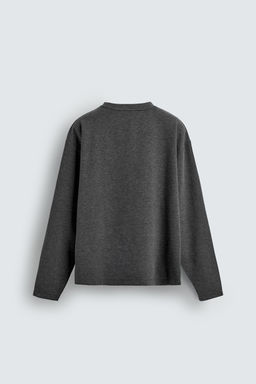 RELAXED FIT TEXTURED T-SHIRT - Zara фото 14
