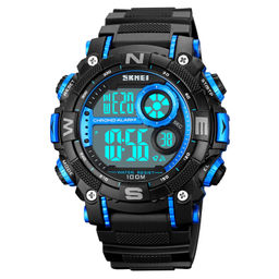 Часы наручные Skmei мужские электронные спортивные водонепроницаемые 1887blue
