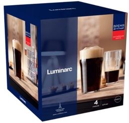 Набор стаканов для пива ВРЕМЯ ДЕГУСТАЦИЙ НОНИК АНГЛИЙСКАЯ ПИНТА 570мл 4шт - Luminarc фото 2