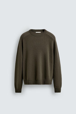 REGULAR FIT WOOL BLEND JUMPER - Zara фото 13