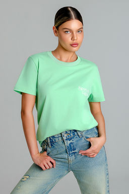 Арт. 3174 Футболка женская 44-52 (5 шт) Цвет:салатовый - Калинка фото 14