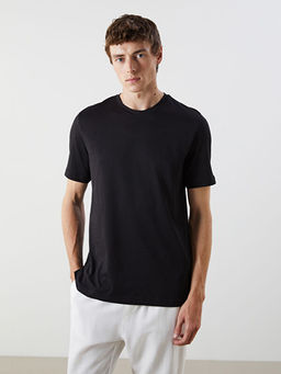 DRY TOUCH Bisiklet Yaka Penye Erkek Ti??rt