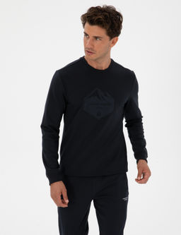 Lacivert Regular Fit Sweatshirt