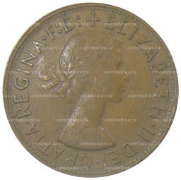 1 пенни 1956 года Австралия